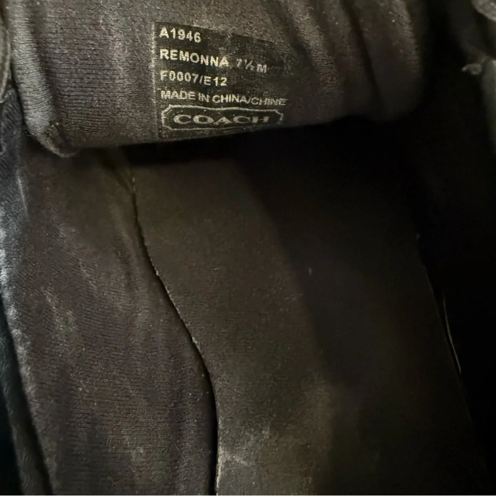 EUC Coach Remonna Signature Canvas Sneakers - Picture 7 of 8